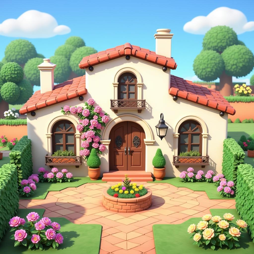 Animal Crossing Spanish Villa