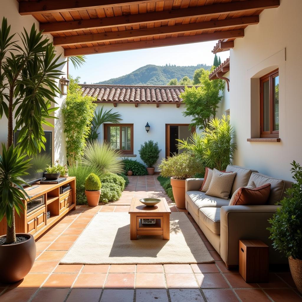 Traditional Spanish villa with Beurer air purifier