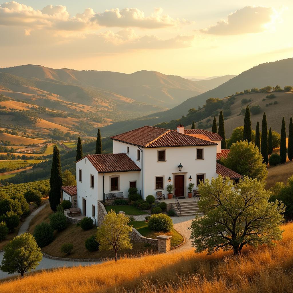 Charming Spanish villa nestled in the countryside