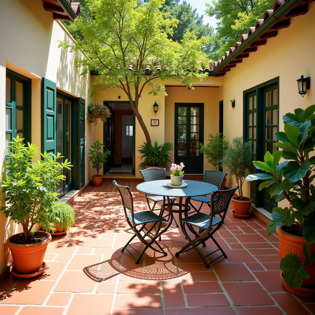 Charming Spanish Villa Courtyard