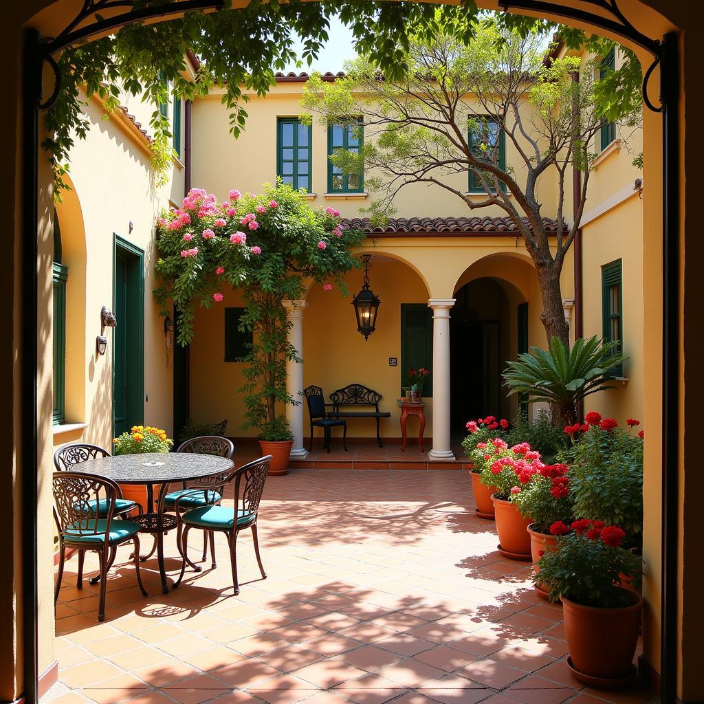 Charming Spanish Villa Courtyard