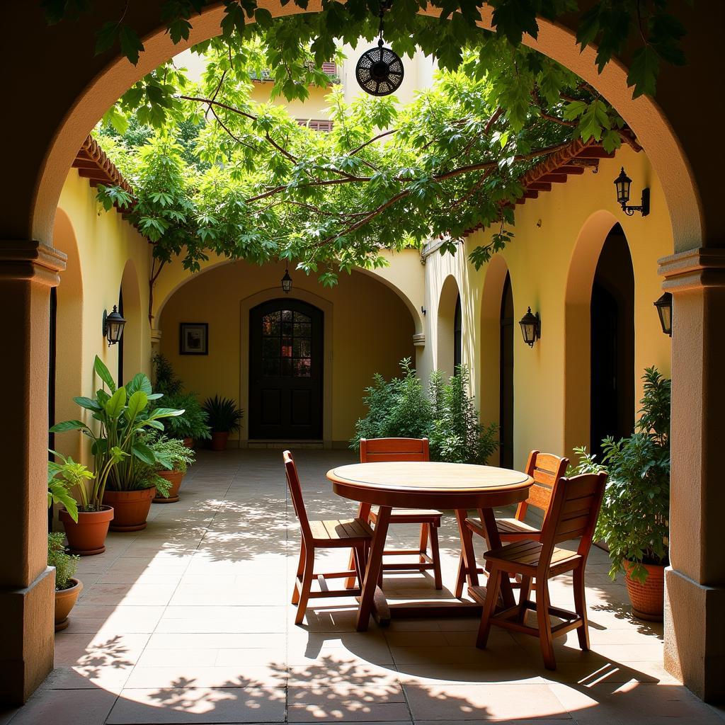 Charming Spanish Villa Courtyard