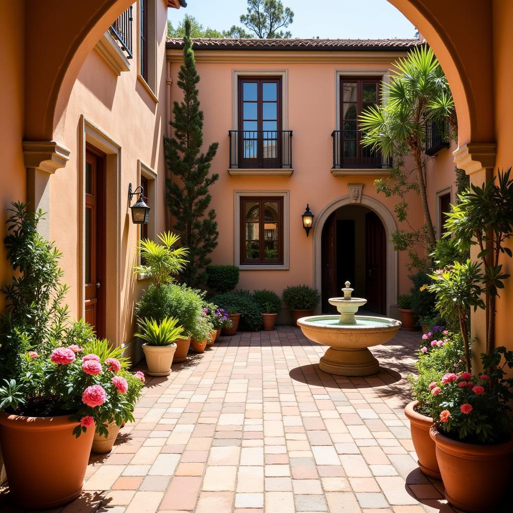 Courtyard of a Spanish Villa