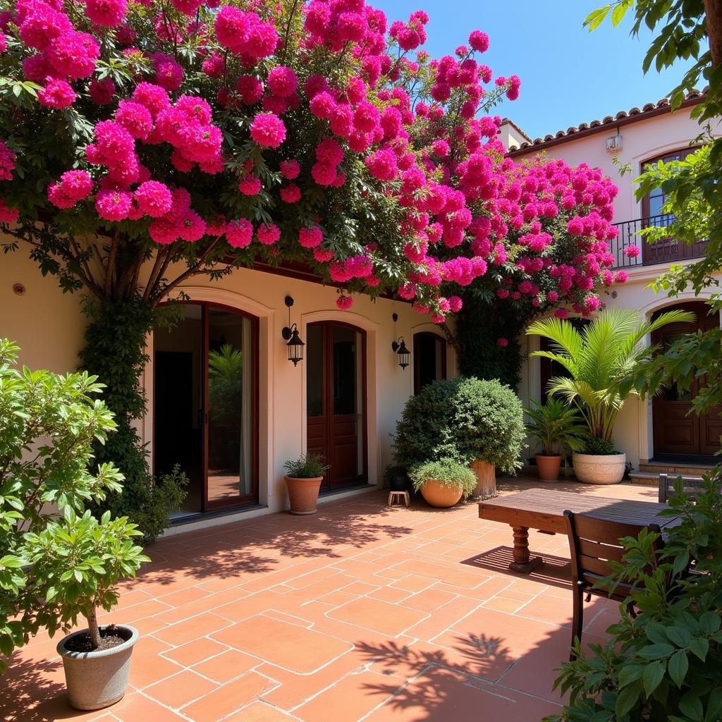 Charming Spanish Villa Courtyard