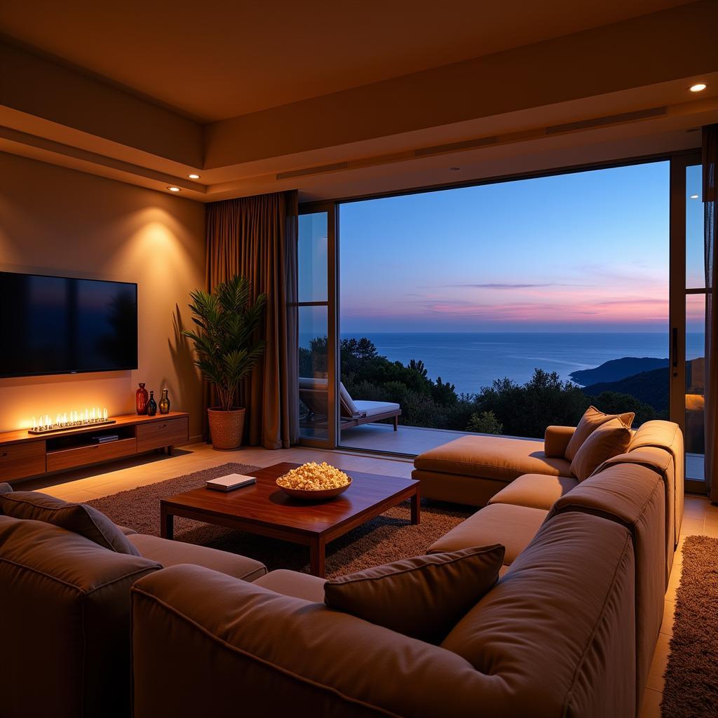 Home Cinema in Spanish Villa