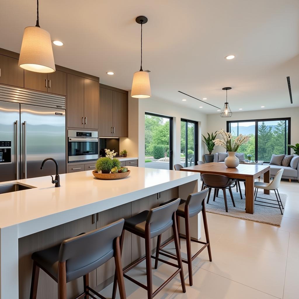 Modern Spanish Villa Kitchen