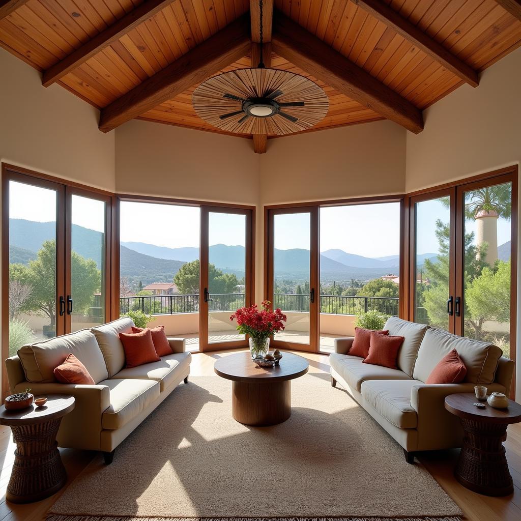 Airy Living Room in a Spanish Villa