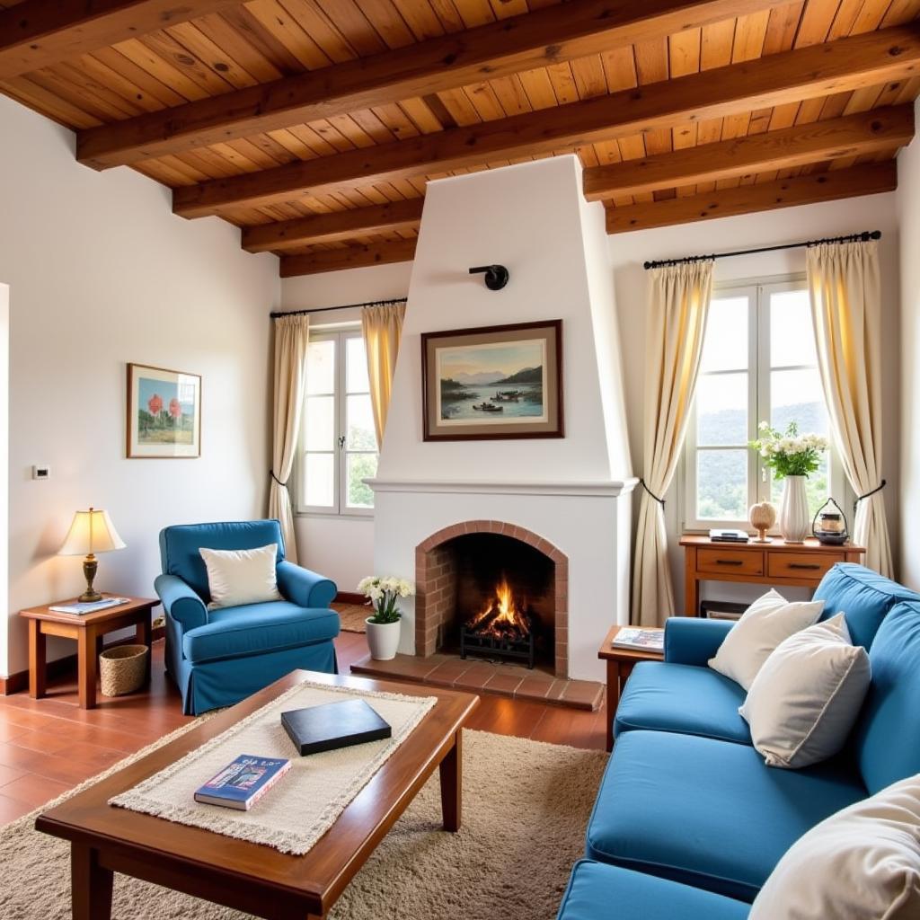 Elegant Living Room in a Spanish Villa