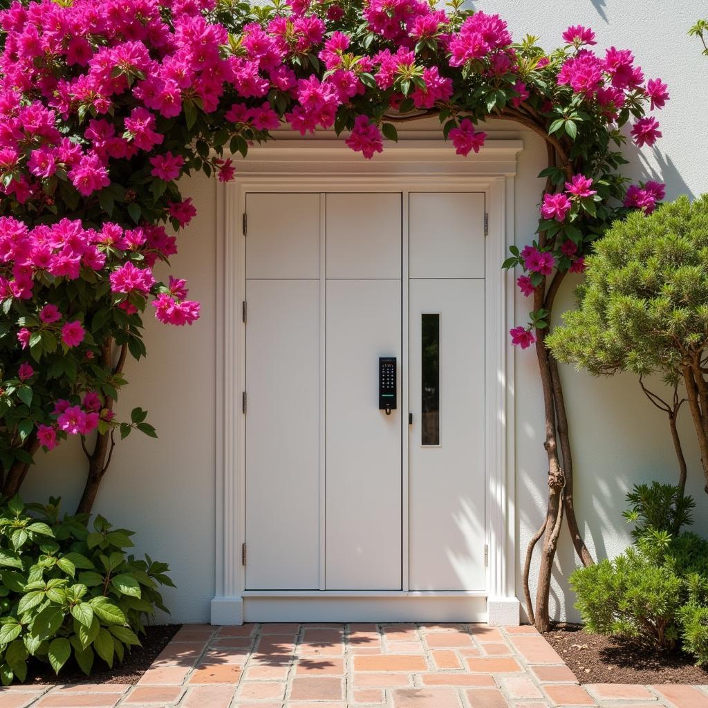 Modern In Home Locker in Spanish Villa