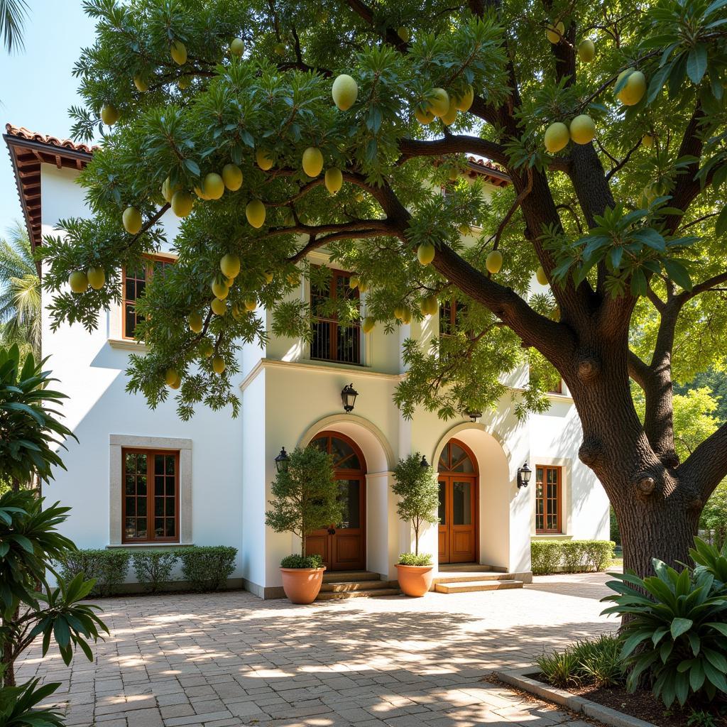 Spanish Villa with Mango Tree