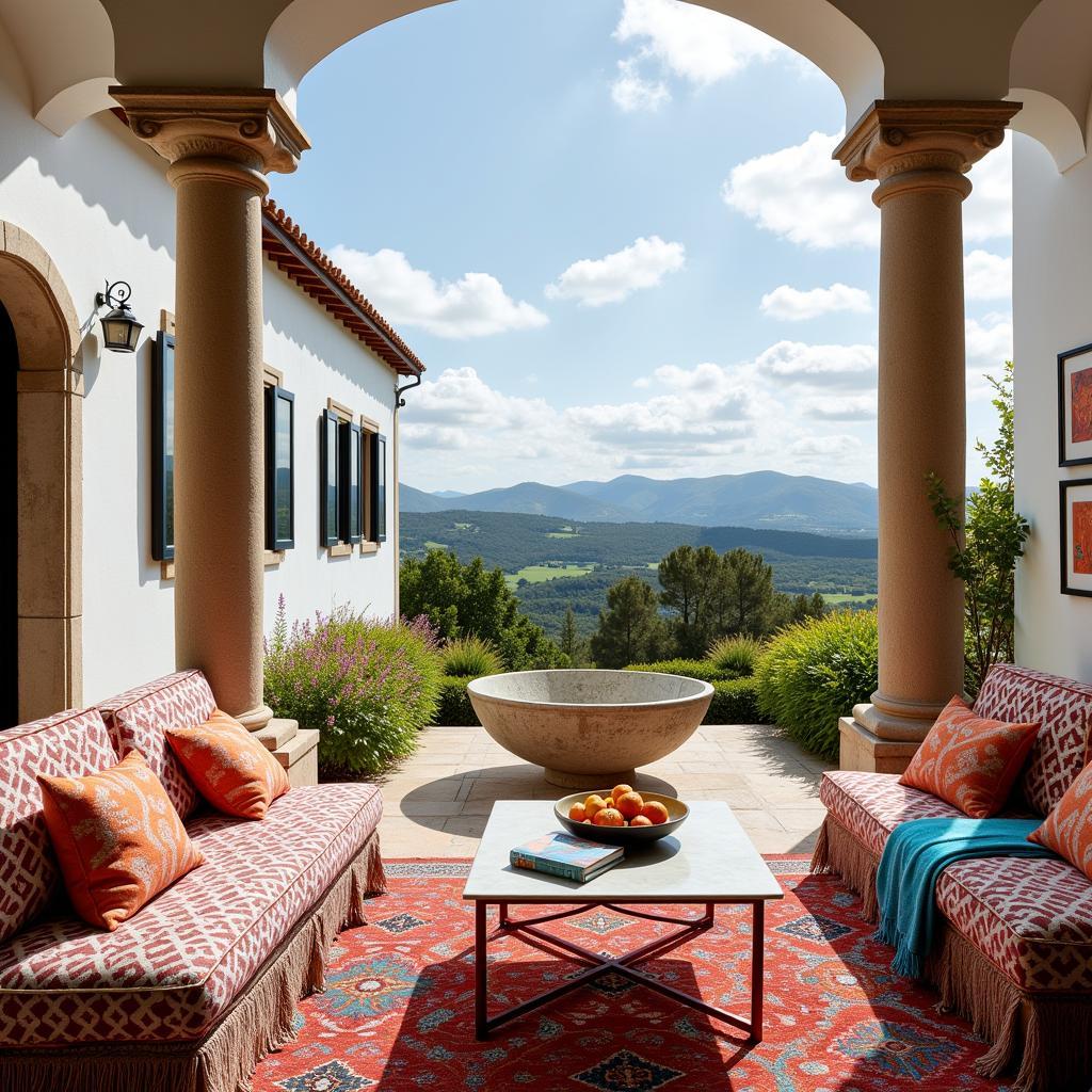 Spanish Villa with Missoni Home Decor