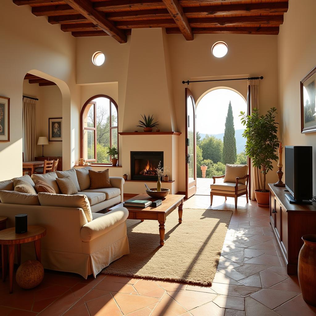 Smart Home Features in a Spanish Villa