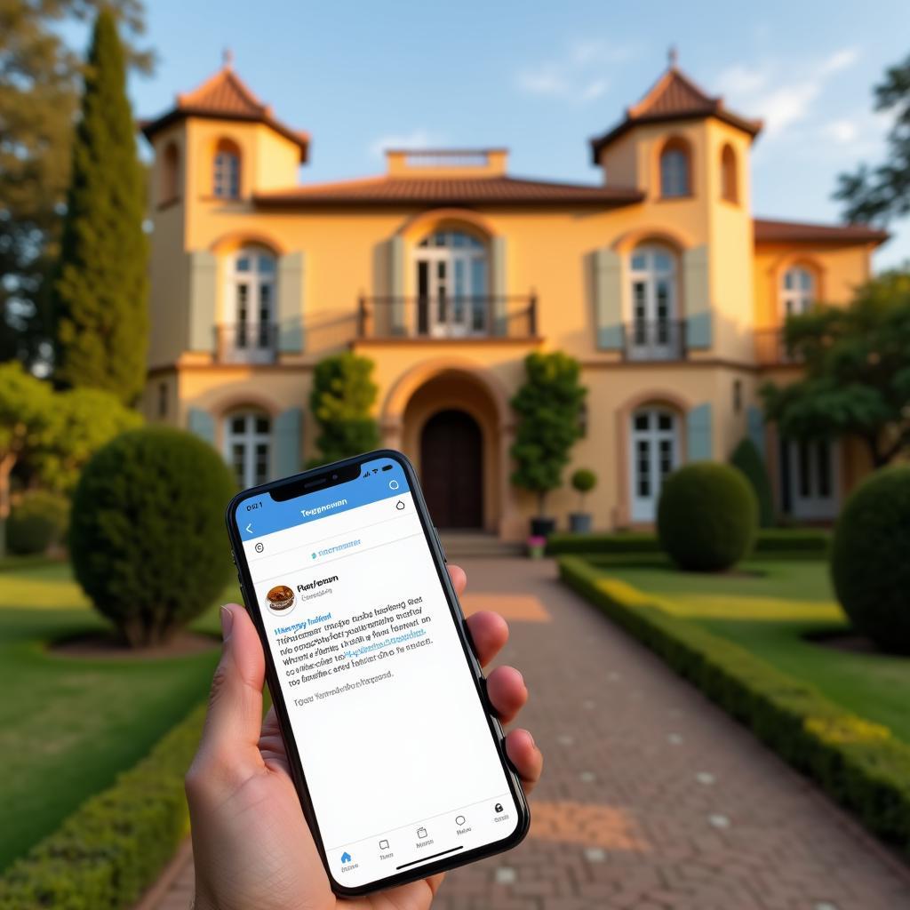 Luxurious Spanish Villa with Telegram Notification