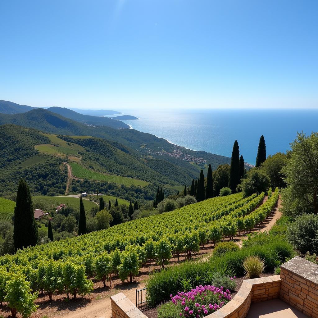 Breathtaking View from a Spanish Villa