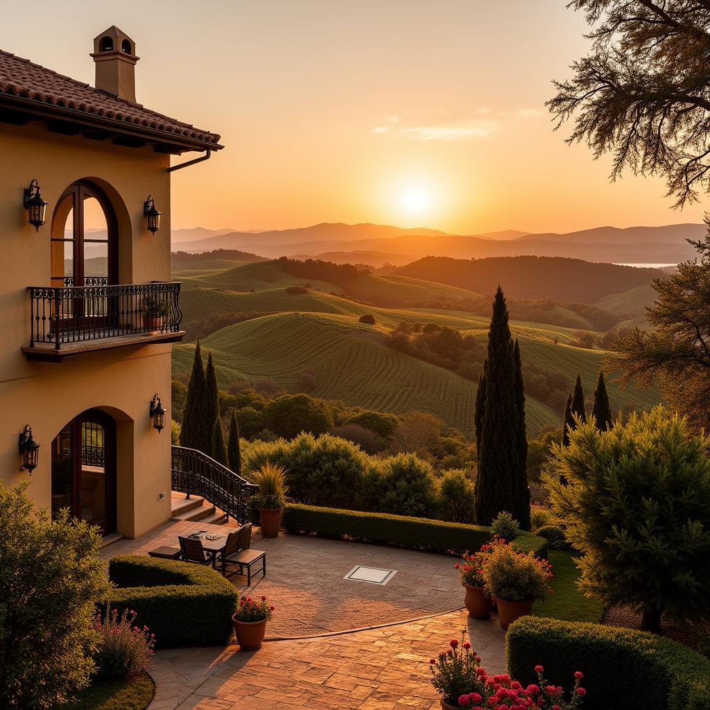 Luxurious Spanish villa with breathtaking vineyard views