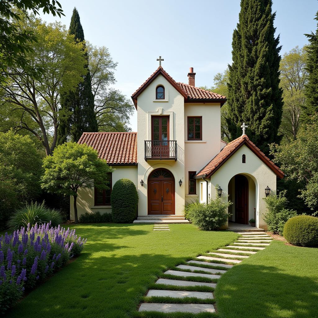 A picturesque Spanish villa with a dedicated homes chapel