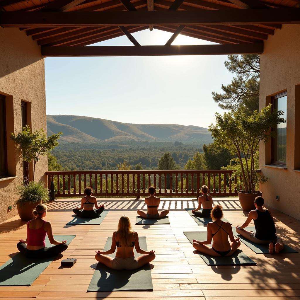 Tranquil Yoga Retreat in a Spanish Villa