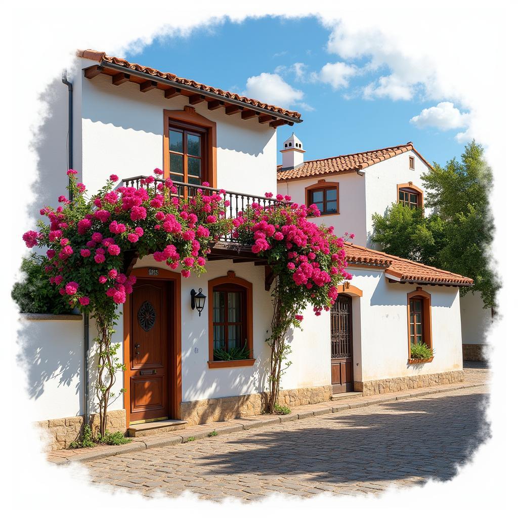 Traditional Spanish Village House