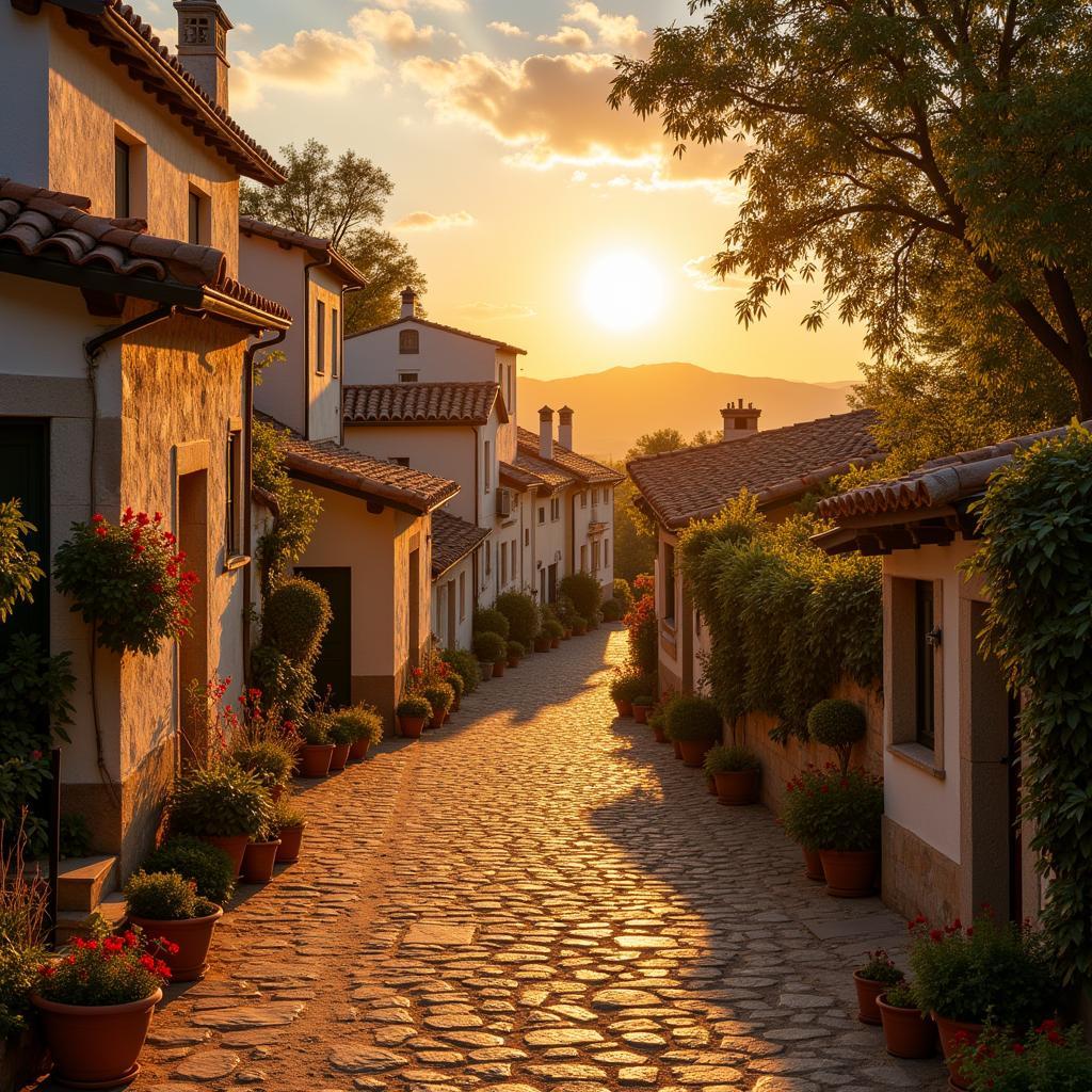 Spanish Village Sunrise