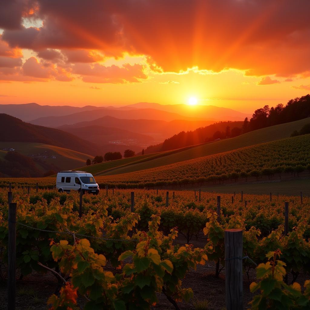 Exploring Spanish Vineyards in a Campervan