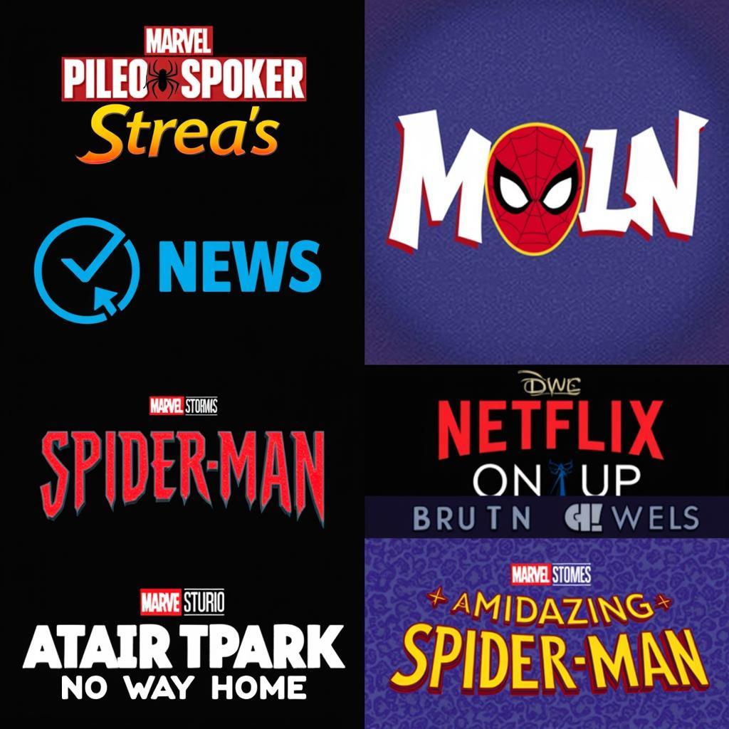 Spider-Man: No Way Home streaming platform logos