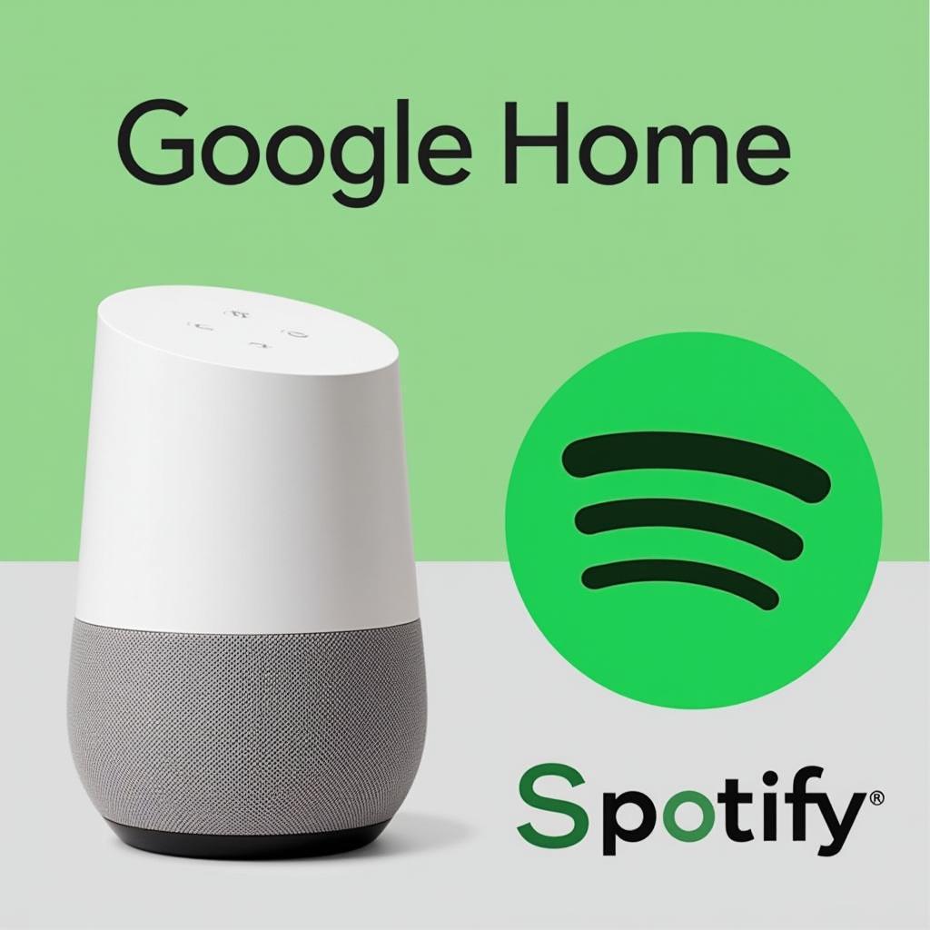 Spotify account linked with Google Home