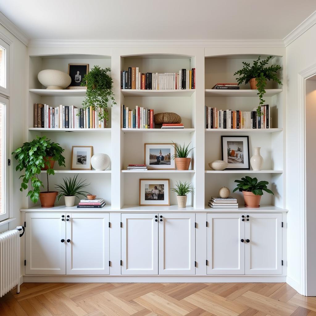 Styling Libros Decorativos on a Bookshelf