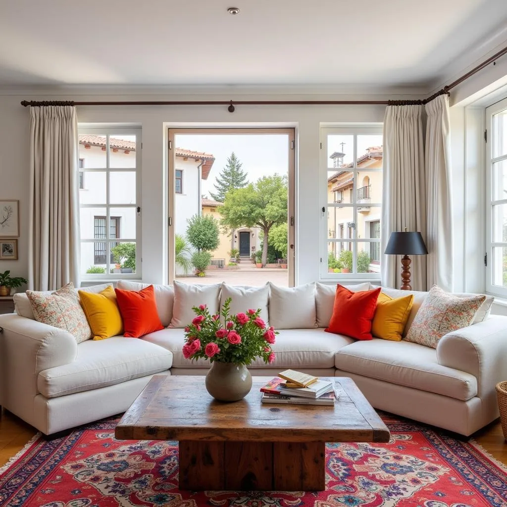 Stylish Spanish Living Room