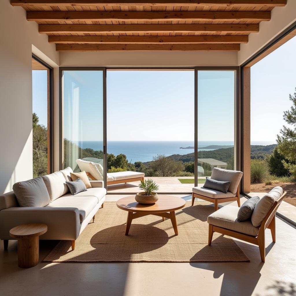 Sun-Drenched Ibiza Living Room