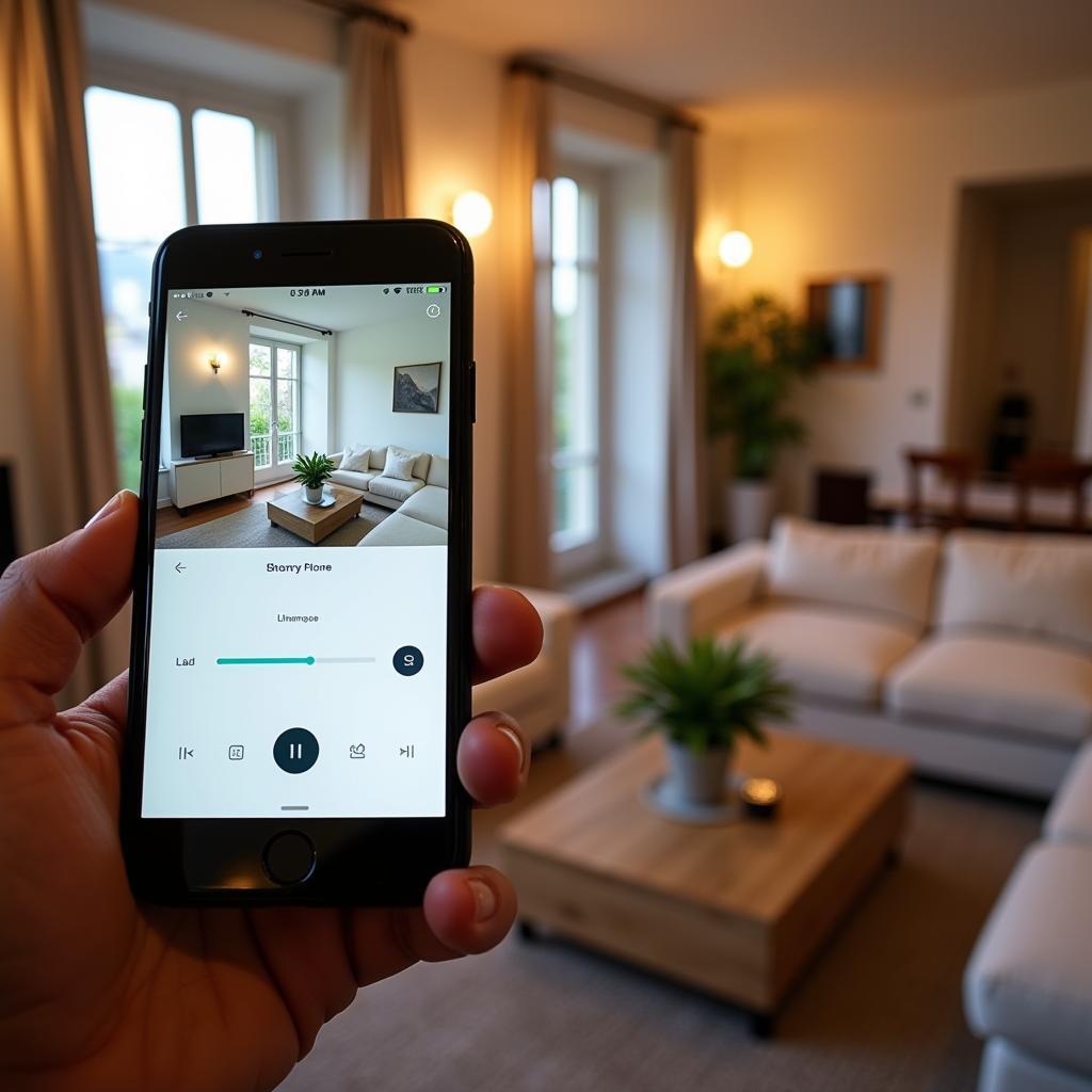 Tado Controlling Smart Lights in a Villa