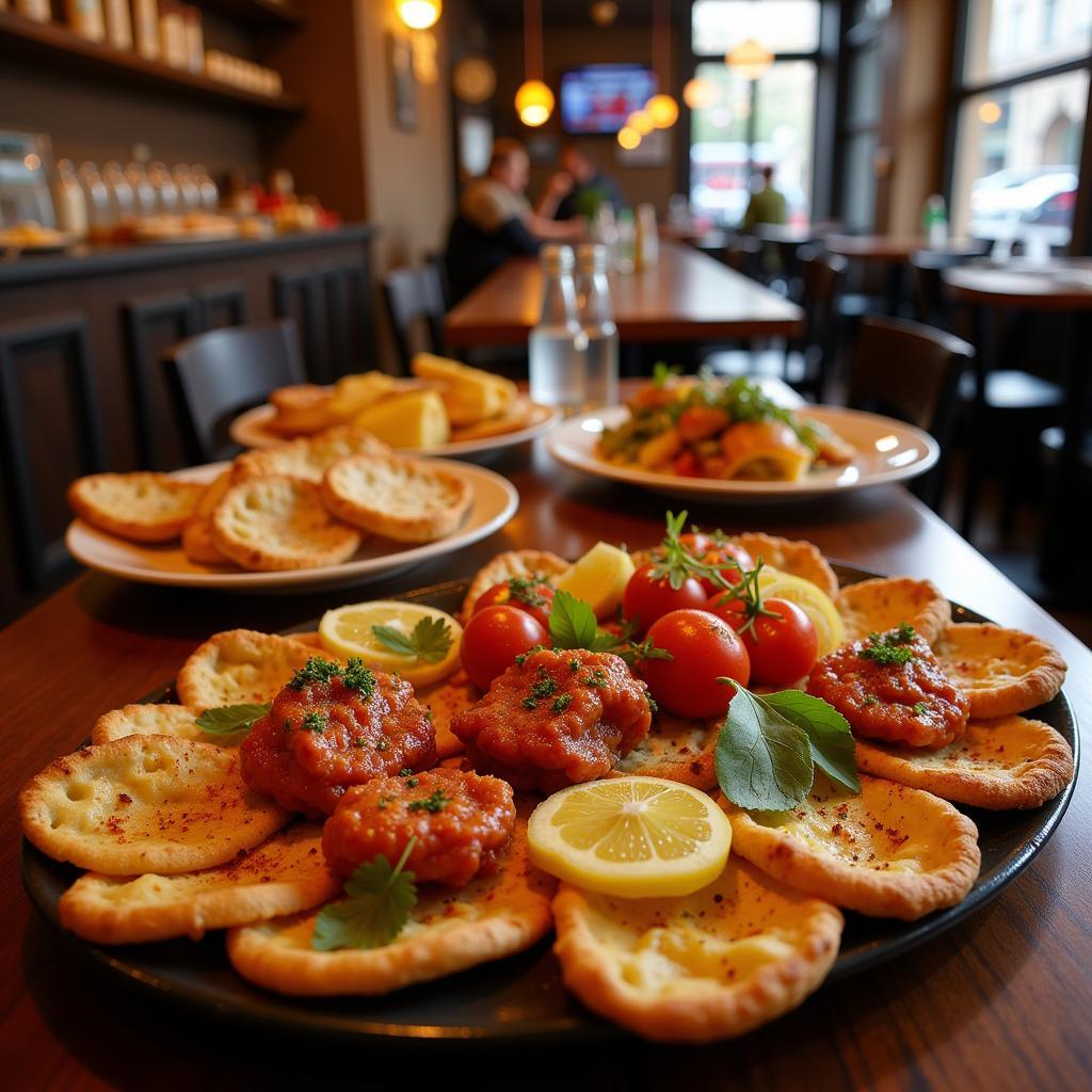 Tapas Spread in Barcelona