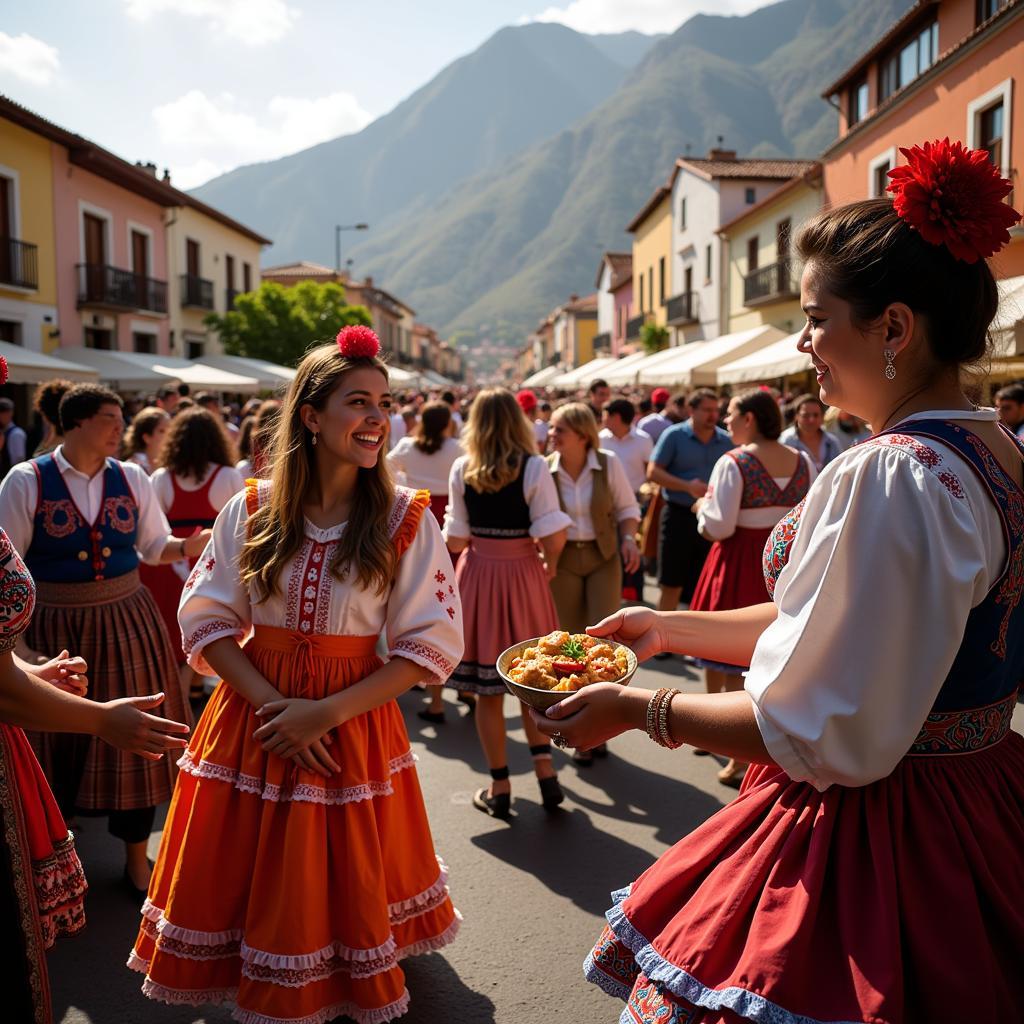 Festive Celebration in Tenerife