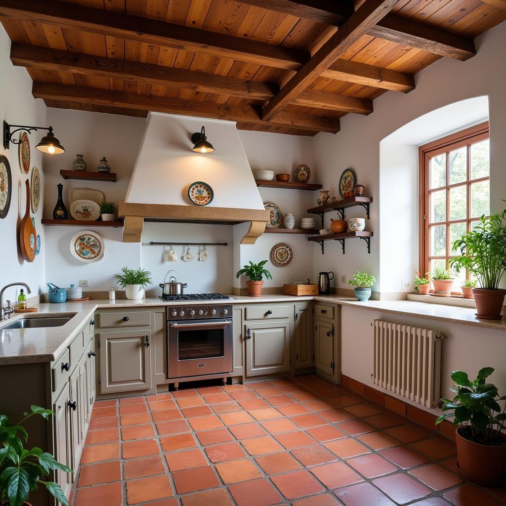 Rustic Spanish Kitchen