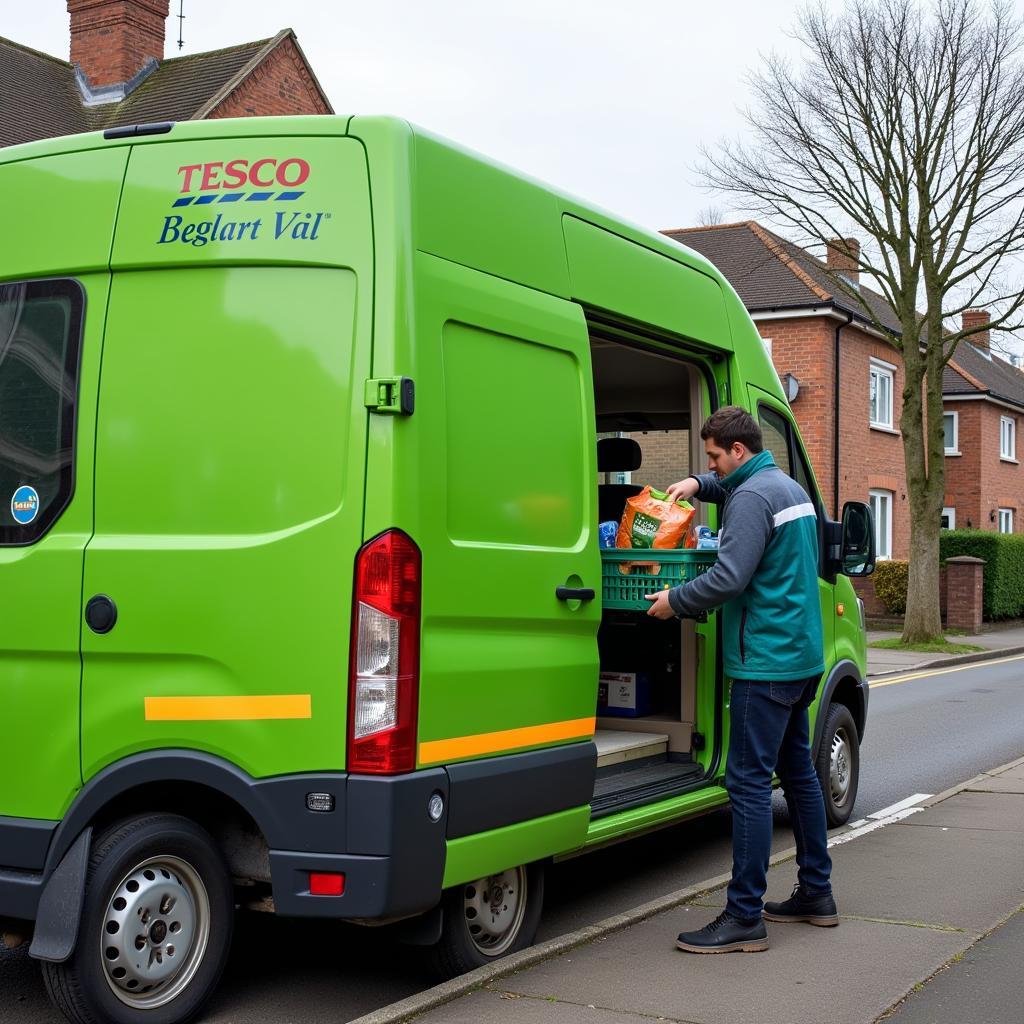 Tesco Grocery Delivery Van