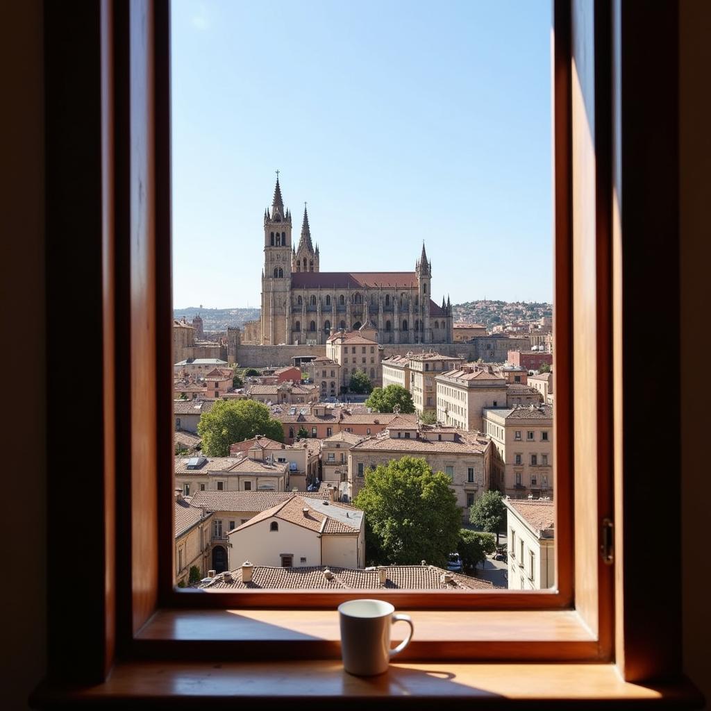 Toledo Cathedral View from Homestay