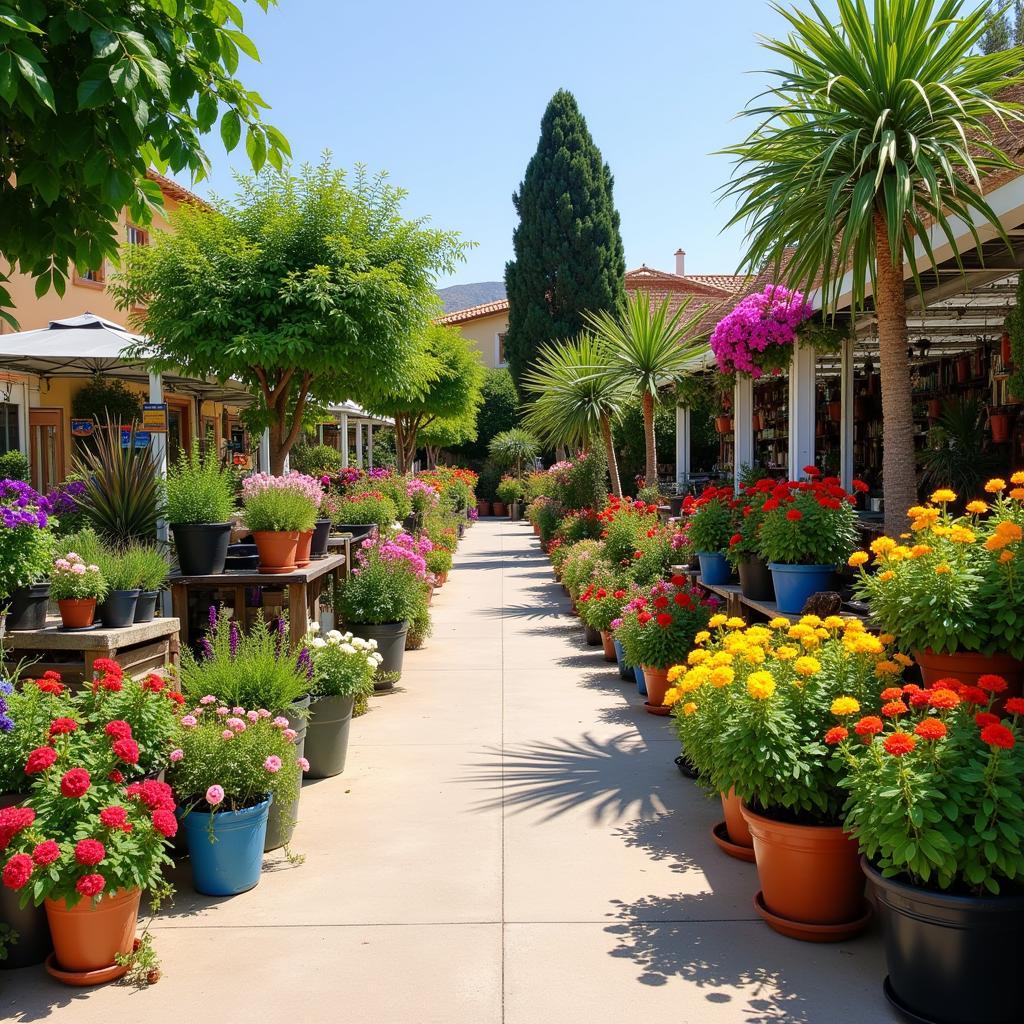 Exploring a Garden Center in Torrevieja