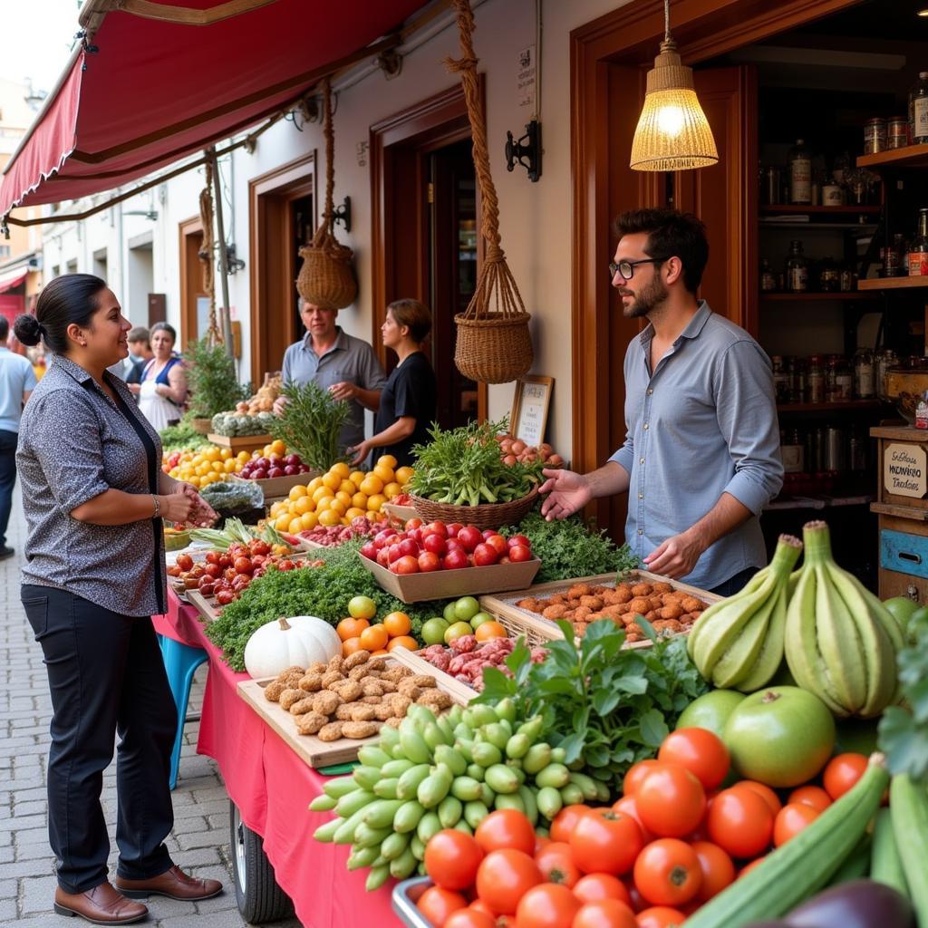 Totana home stay exploring the local market