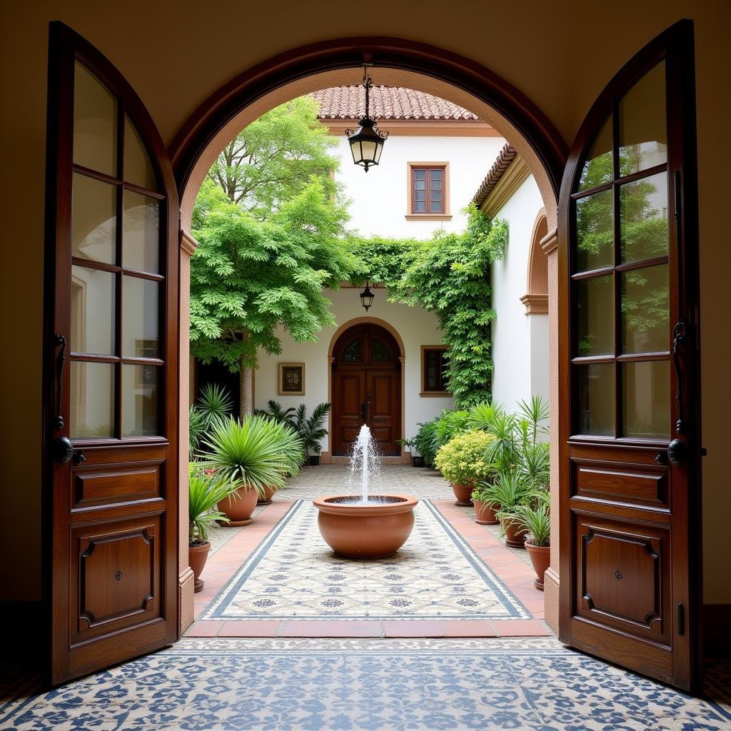 Traditional Andalusian Courtyard La Sala