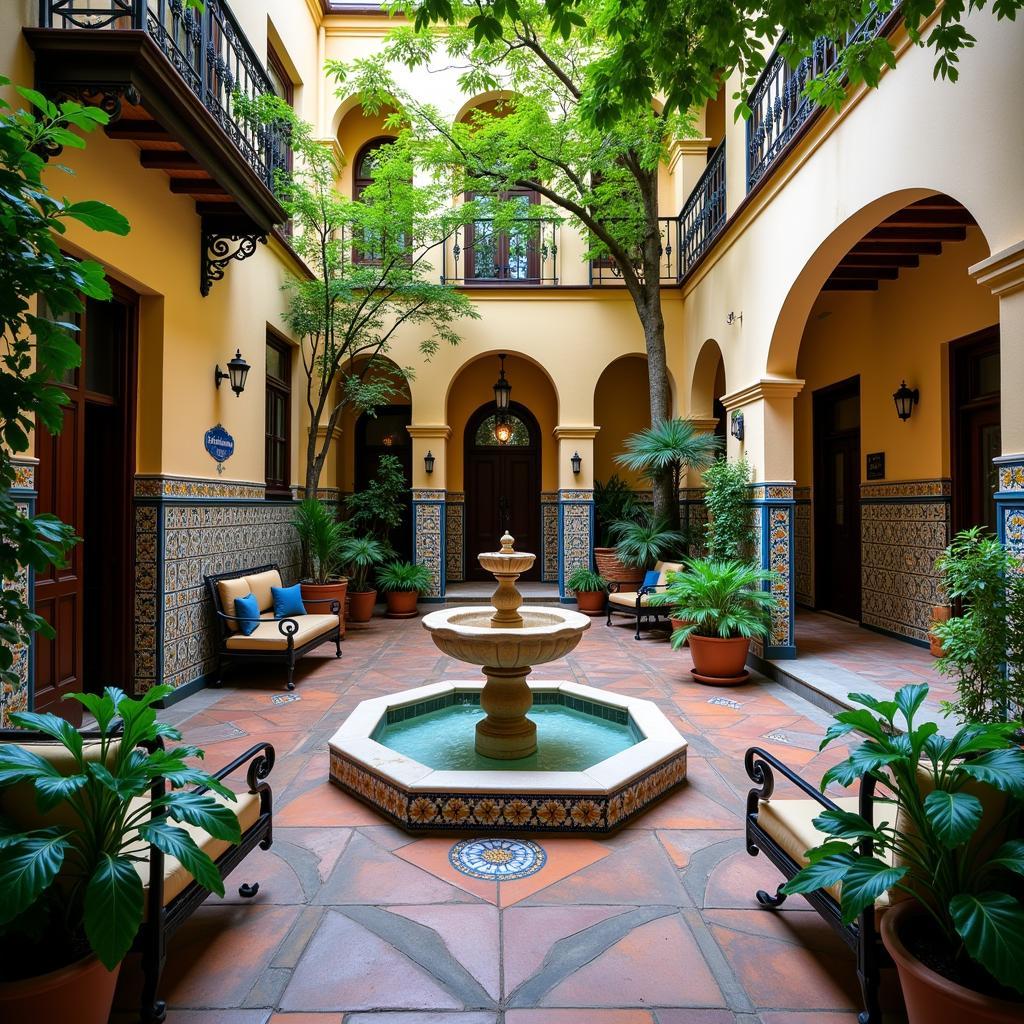 Traditional Andalusian townhouse in Málaga