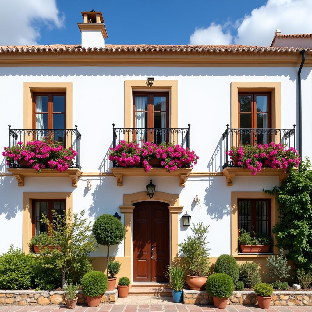 A traditional townhouse in Mijas