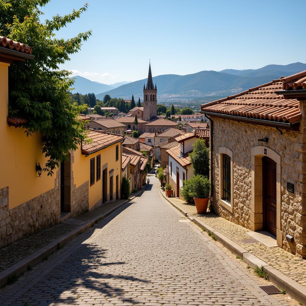 Charming Spanish village nestled near Turo de l'Home