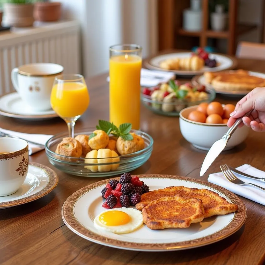 Authentic Spanish breakfast experience