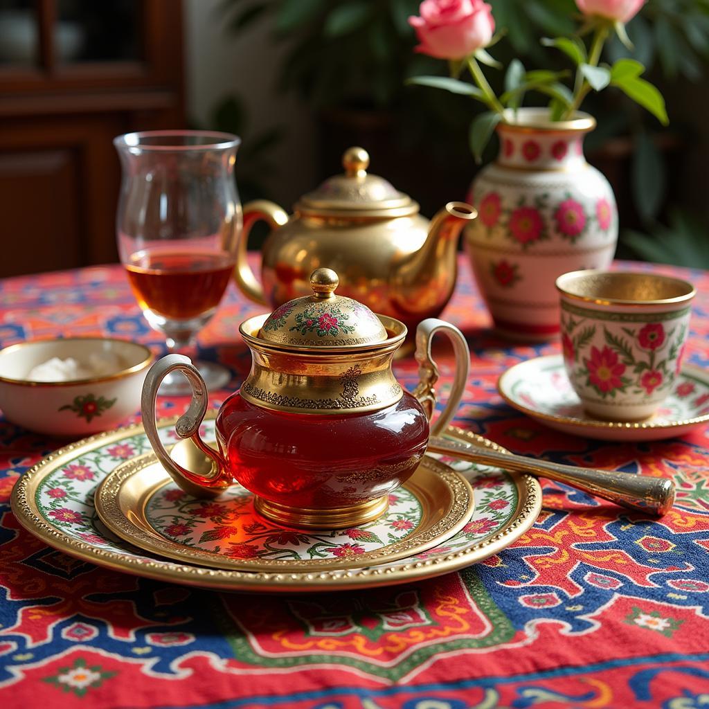 Traditional Turkish Tea Set