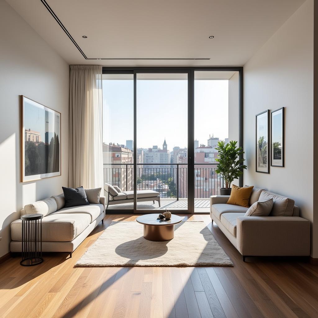 Modern apartment interior in Valdebebas, Madrid