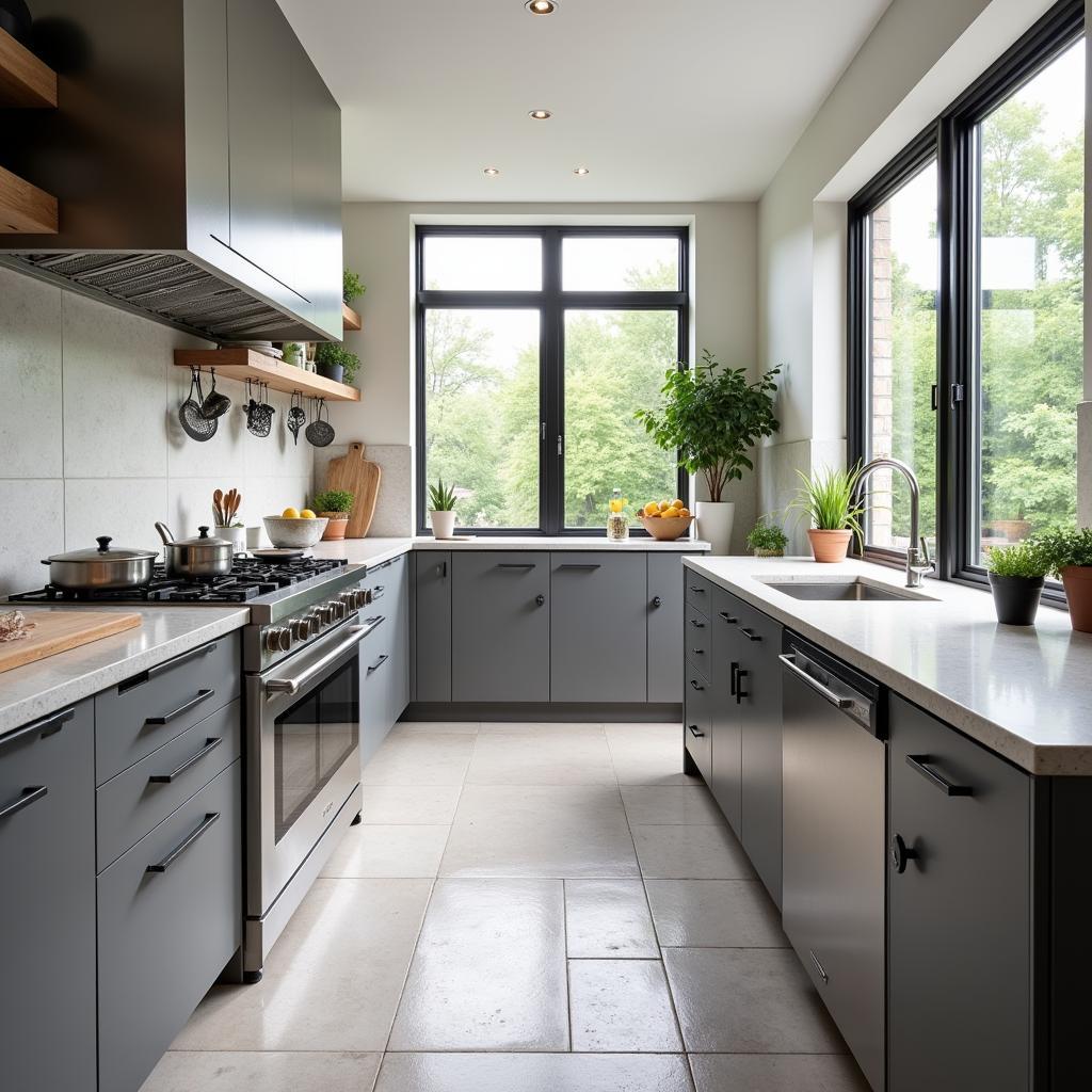 Modern kitchen in a Valencia apartment