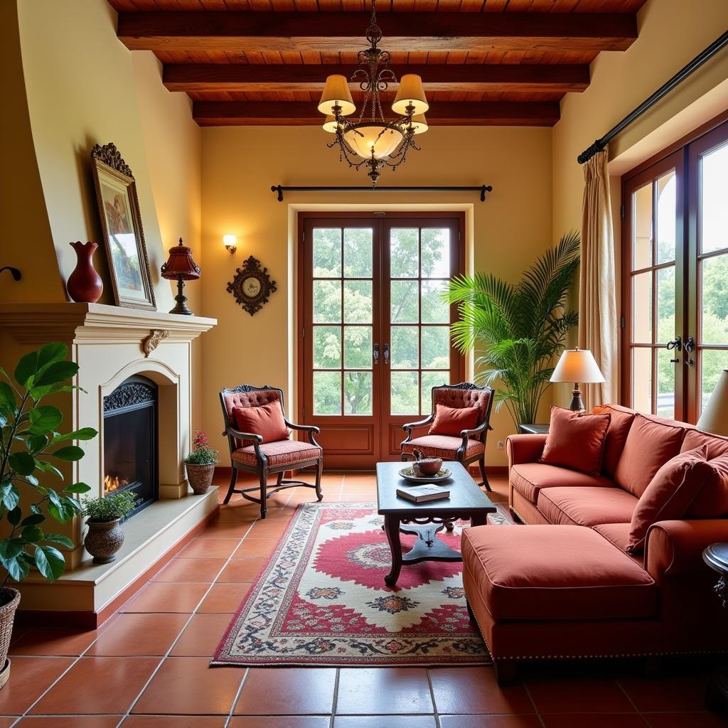 Cozy living room in a Valladolid home