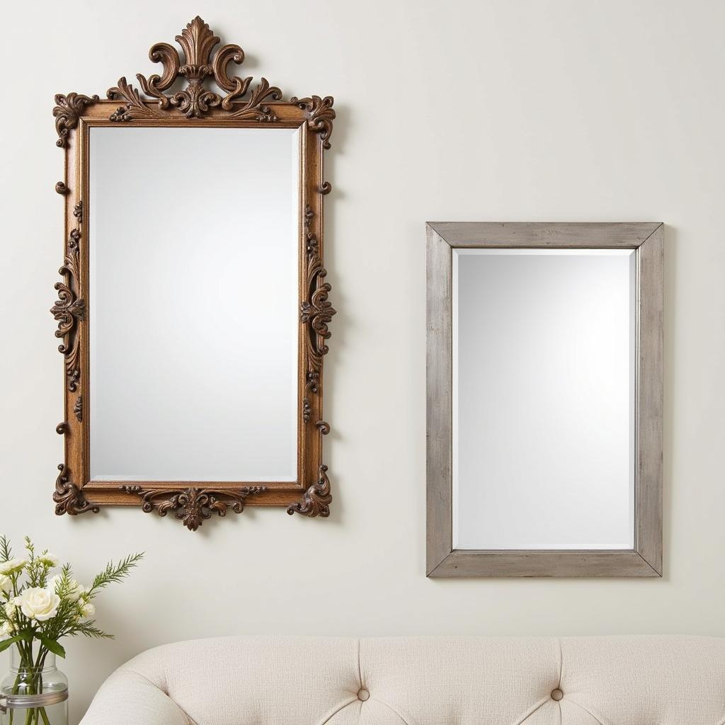 A collection of diverse Zara Home mirrors