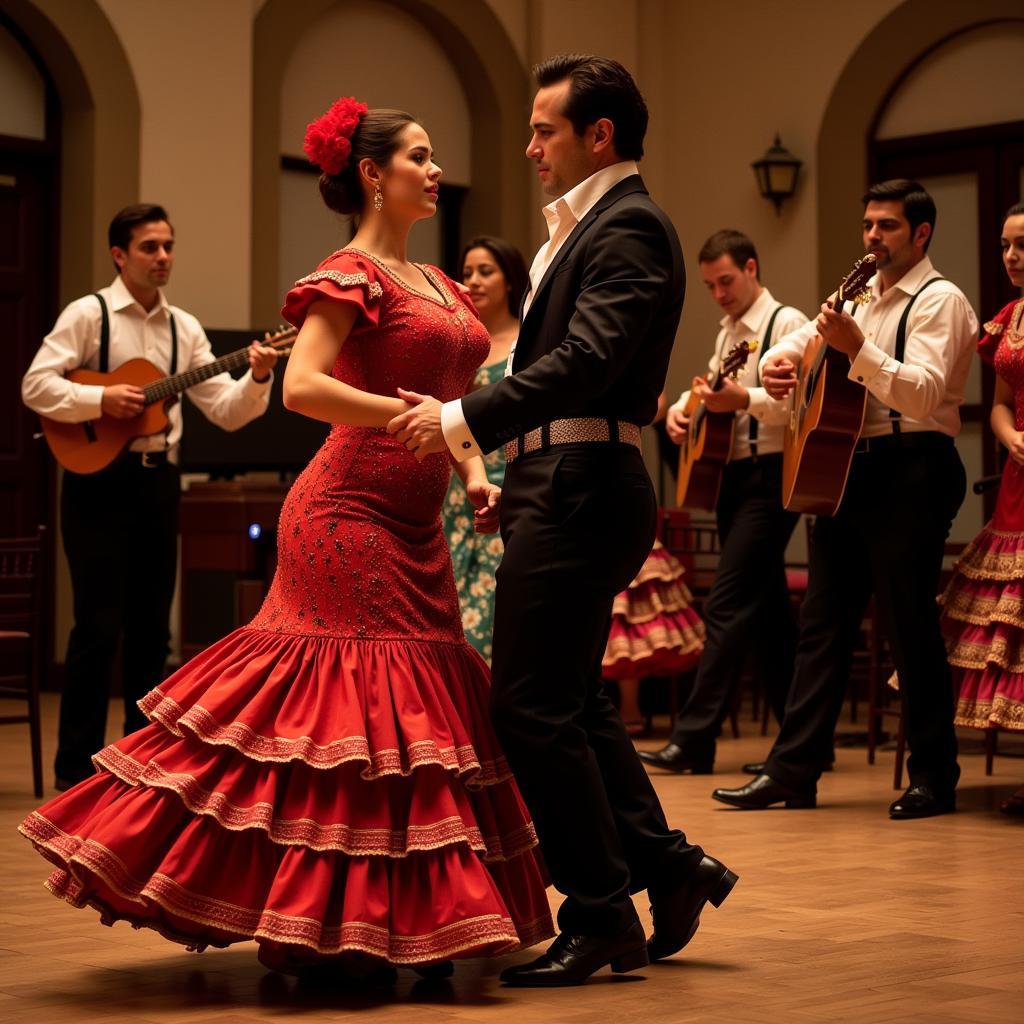 Witnessing a captivating flamenco performance in Jerez