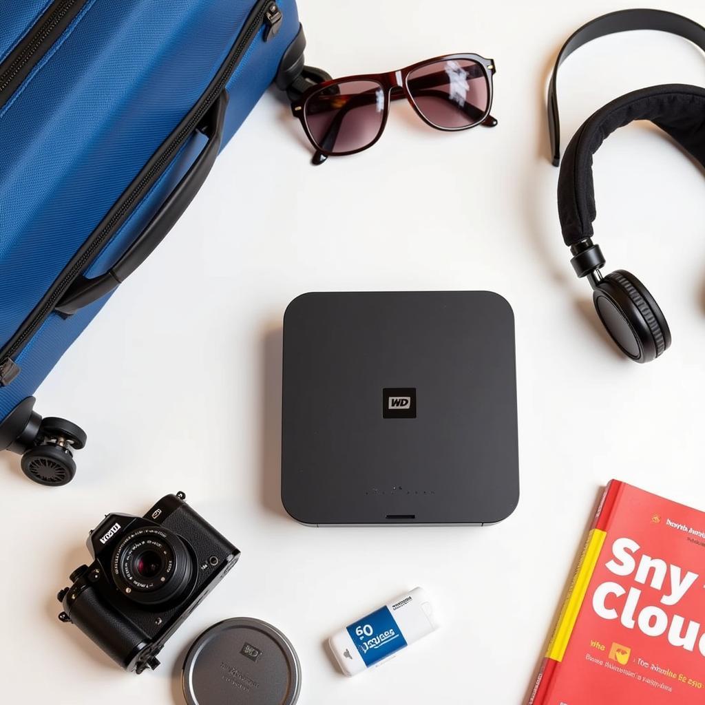 Packing Essentials for Spain: WD My Cloud Home Alongside Travel Gear