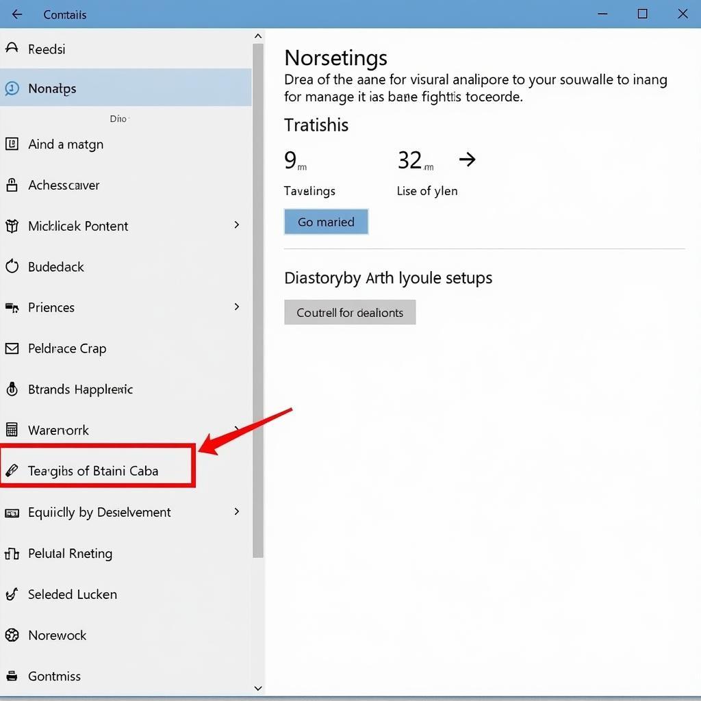 Windows 10 Home Settings Menu